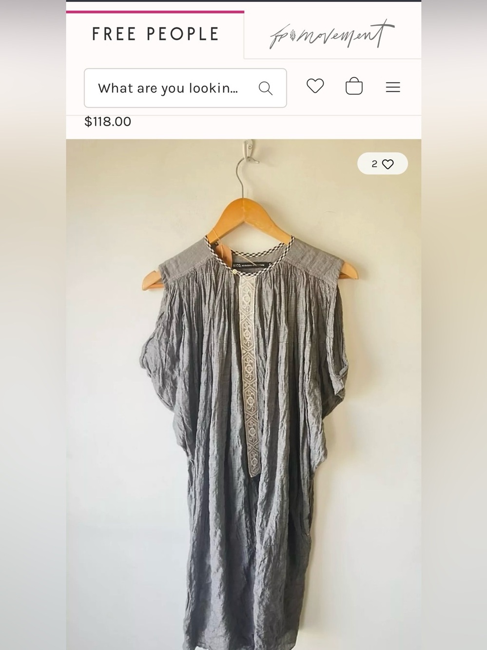Nico, Nicolson & Nicholson Free People Curatorial Dept Draped Dress M / 38